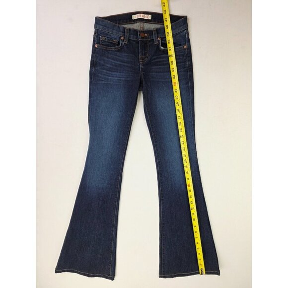 J Brand Size 24X34 Womens Babe Classic Flare Blue Denim 5 Pocket Low Rise Jeans - Picture 3 of 13